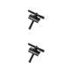 thumbnail image 3 of Naiovety Bisagra para bicicleta, abrazadera, placa de palanca, accesorios modificados, abrazaderas C resistentes universales, pieza de hebilla, accesorio Negro 2piezas Naiovety CBP497069, 3 of 5