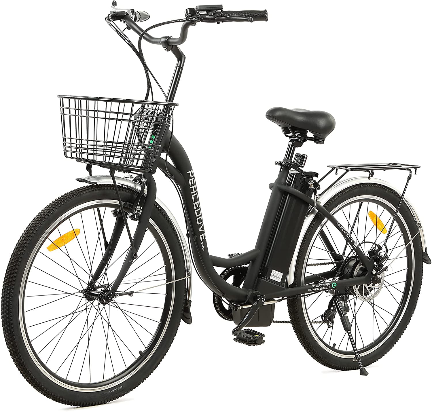 Details about   26" Electric Cruiser Bike w Removable 10AH Battery City Ebike Speed Gear#2 