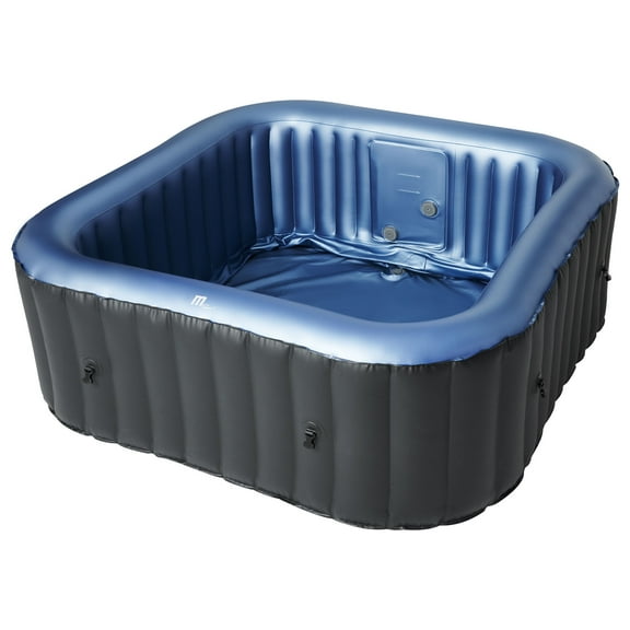 Mspa-USA 6 Person Inflatable Squared Hot Tub with Air Jets Massage System