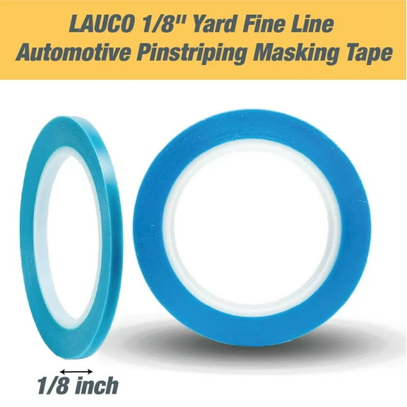 1/8" Fine Line Automotive Masking Tape for Pinstriping - 36 Yard Roll Quantity: Pack of 2