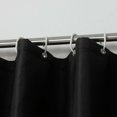 thumbnail image 3 of Revestimiento de ducha ligero, impermeable, de plástico, no tóxico, sin olor, para baño, con agujeros para ojales (negro), 3 of 5