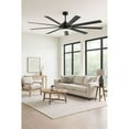 thumbnail image 2 of 904280FBB-LWD Hinkley Lighting Turbine - 9 Blade Ceiling Fan with Light Kit-17.5 Inches Tall and 80 Inches Wide-Matte Black Finish-Matte Black Blade, 2 of 15