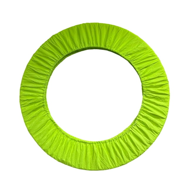 Funda para aro de gimnasia artística, 85 cm, poliéster, portátil. Amarillo fluorescente