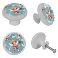 thumbnail image 4 of Cupid Fluorescent Drawer Pulls with Screws: Round 4-Pack Glow-in-the-Dark Knobs, Suitable for Cabinets, Wardrobes, Dressers - Furniture Decor Featuring Drawer Pulls,Dresser Hardware, 4 of 6