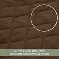 thumbnail image 6 of Exclusivo Mezcla King Size Quilt Set, 3-Piece Lightweight King Quilts Soft Bedspreads Bed Coverlets, Chocolate Brown, 104"x96", 6 of 9