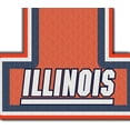 thumbnail image 2 of cloth hook and eye  2.5 x 3.75 in. NCAA Illinois Fighting Illini University of Illinois Embroidered Patch, 2 of 3