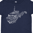thumbnail image 4 of Inktastic West Virginia State Word Salad Boys or Girls Toddler T-Shirt, 4 of 5