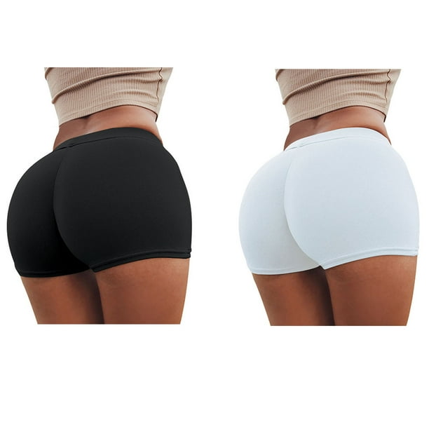 Women Fitness Yoga Shorts Workout Underwear Elastic Anti Exposure Safty  Pants Workhe 