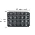 thumbnail image 4 of Huayishang Cake Pop Mold 24 Piece Non Sticky Cups Small Cake Round Mini Mcphenmafen Egg Tart, Kitchen Essentials Clearance Sale Black, 4 of 6