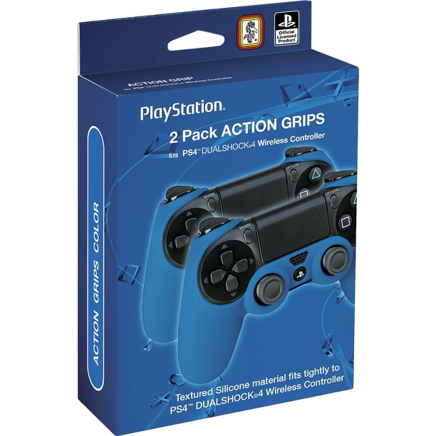 Action Grip Sleeve For Ps4 Dualshock 4 Wireless Controller Blue Walmart Com Walmart Com
