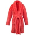 thumbnail image 4 of BC BARE COTTON Bare Cotton Kids Microfiber Fleece Shawl Robe - Boys - Coral - Medium, 4 of 5