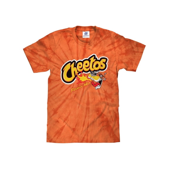Tee Luv Chester Cheetah Flamin' Hot Cheetos Tie Dye T-Shirt (Men's) (L)