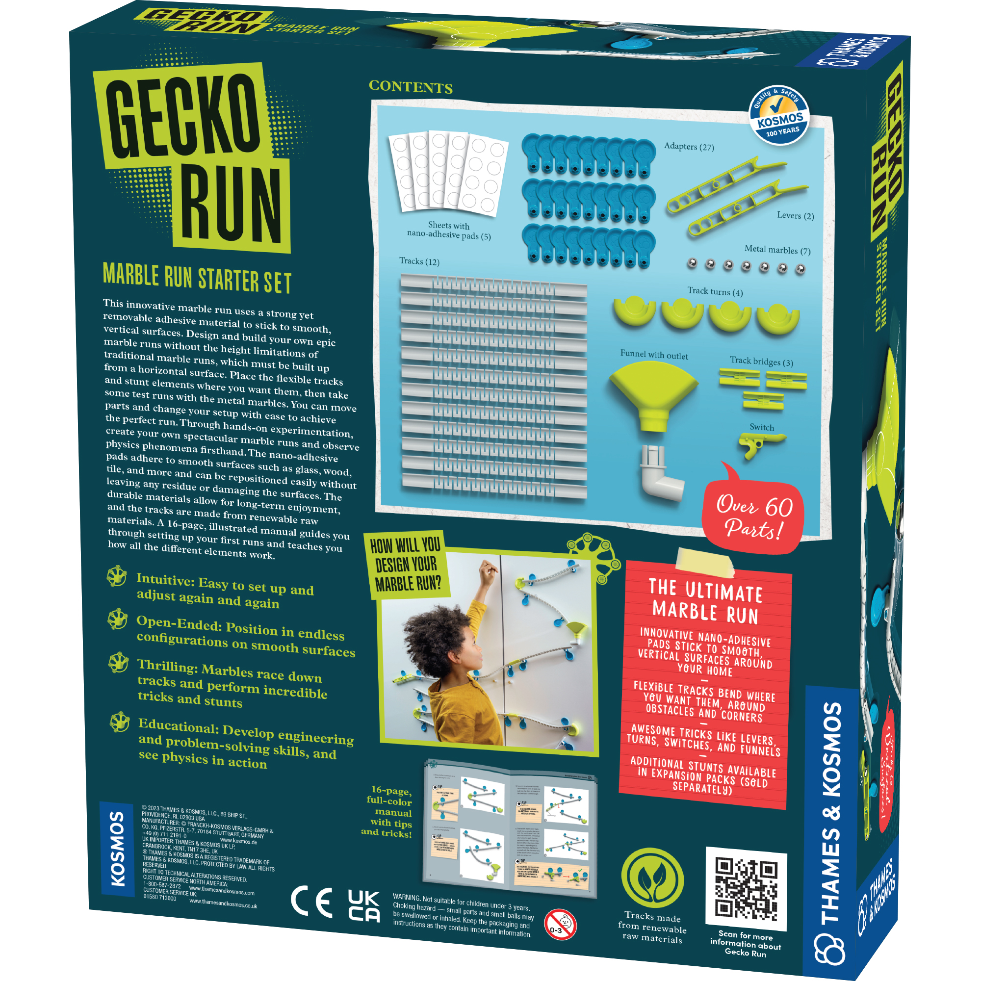 Thames & Kosmos Gecko Run Marble Run Starter Kit photo 7
