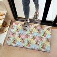 thumbnail image 2 of Colorful Highland Cow Flower Pattern Door Rugs,Washable Non Slip Door Mats Indoor,Decorative Door Mats,Entry Mat Indoor for Entrance,Bedroom,Kitchen,Bathroom,16"x24", 2 of 6