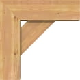 thumbnail image 3 of Ekena Millwork 7 1/2"W x 22"D x 22"H Traditional Block Smooth Bracket w/ Offset Brace, Western Red Cedar, 3 of 25