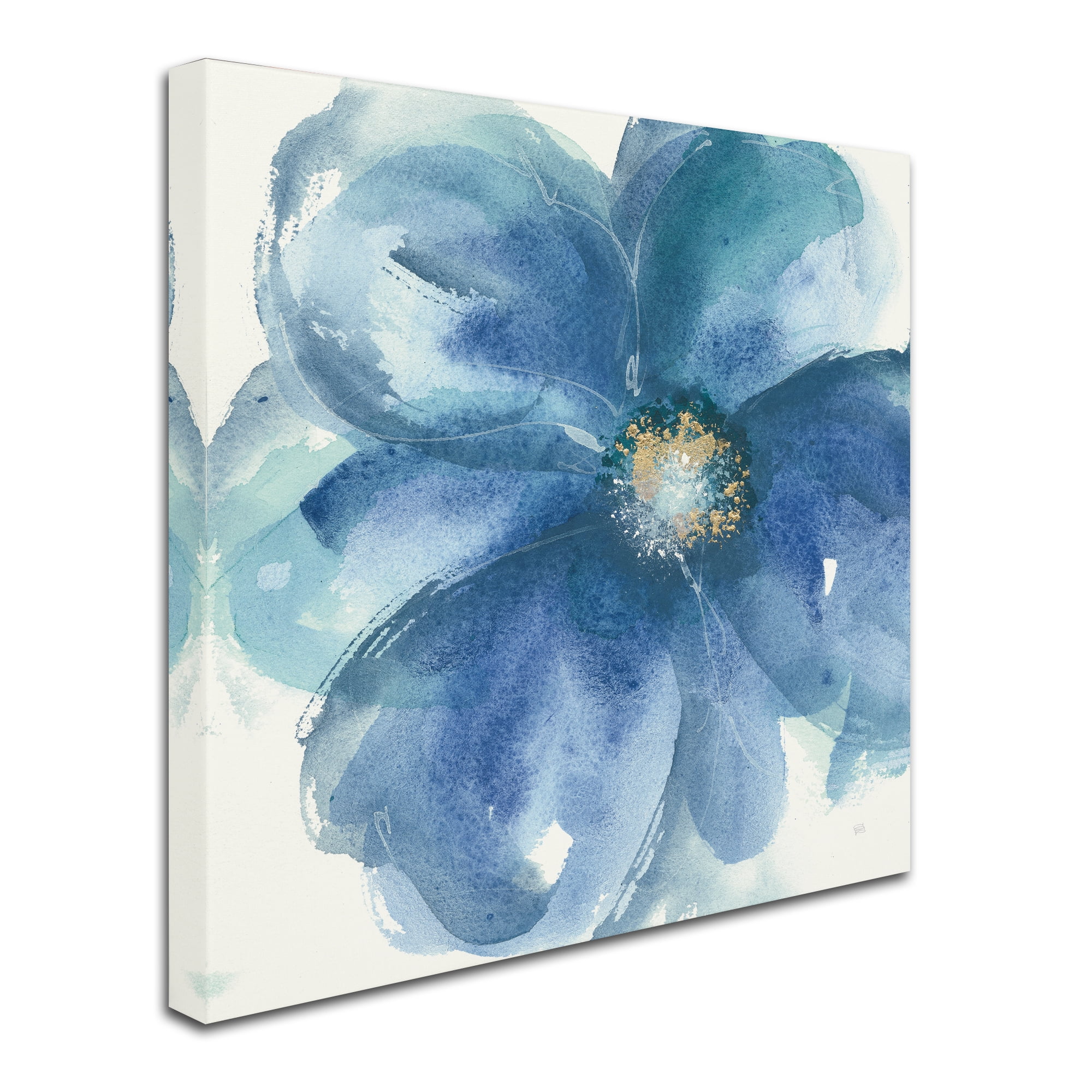 Trademark Fine Art 'Indigo Mint III' Canvas Art by Chris Paschke