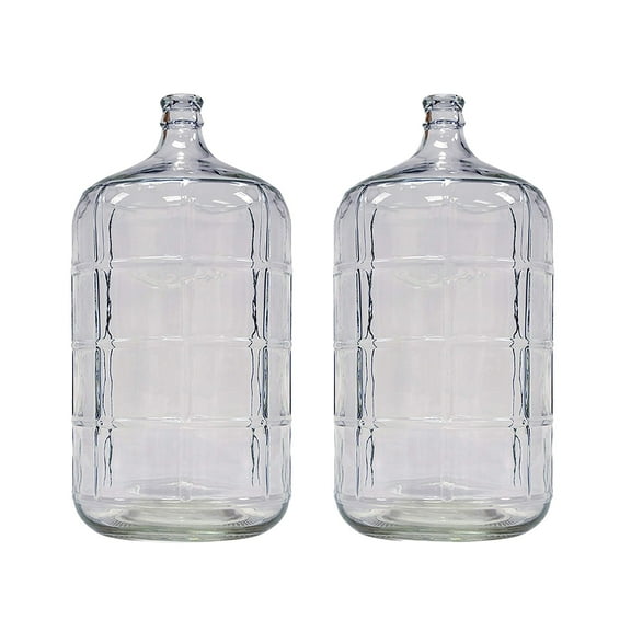 Home Brew Ohio 6 Gallon Glass Carboy Set of 2