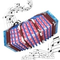 thumbnail image 4 of Accordéon Concertina, avec Sac de Rangement Instrument Concertina, avec Sangle de Main Réglable pour Adultes Enfants Bleu Ciel, 4 of 8