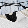 thumbnail image 5 of Manfei Vintage Wildlife Bed Spread Queen,Retro Bear Print Queen Coverlet Set,Brown,3-Piece, 5 of 7
