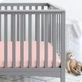 thumbnail image 3 of Bare Home 2 Pack Fitted Sheets - Premium 1800 Collection - Ultra Soft - Crib, Pink Slipper/White, 3 of 8