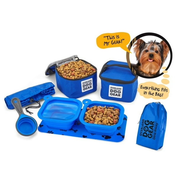 Mobile Dog Gear Dine Away Bag, Small, Blue