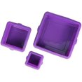 thumbnail image 2 of Square Cake Pan Set Silicone Cake Mold Baking Pans for 3 Tier Cake Layer Tin, 9 Inch, 6 Inch, 3 Inch for Birthday Wedding Anniversary, 2 of 8