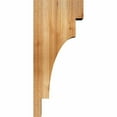 thumbnail image 3 of 6"W x 12"D x 28"H Mediterranean Rough Sawn Corbel, Western Red Cedar, 3 of 9