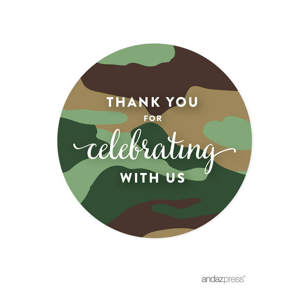 thank you for celebrating with us stickers