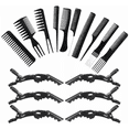 thumbnail image 3 of Set Peines Profesionales  Estilo Y Clip Cocodrilo Peinado Kit 16Pz, 3 of 9