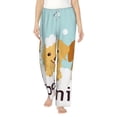 thumbnail image 2 of Lsque Cute Dog In Bathtub1 Print Women's Pajama Pants, Lounge Pant - Comfortable Home Wear,Elastic Waistband, Stylish Design-Medium, 2 of 9