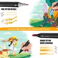 thumbnail image 3 of WIFKLSIIPG 2.2ml Marker Set Colors Smooth Flow for Art Design & Illustration Durable Nibs Water Based Ink Portable Case for Easy Storage Carry, 3 of 6