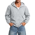 thumbnail image 5 of PBFRDSJ Men's Windbreaker Lightweight Breathable Athletic Jackets Full Zip High Neck Sun Protection Jacket with Pockets, 5 of 9