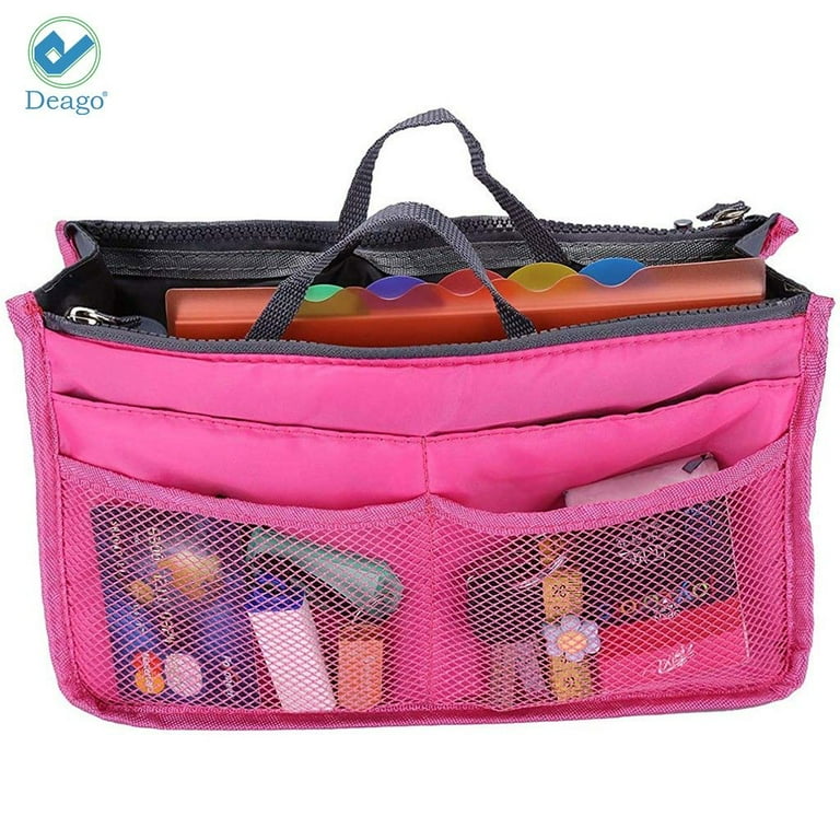 Purse Handbag Tote Pocketbook Bag Organizer Insert with Zipper