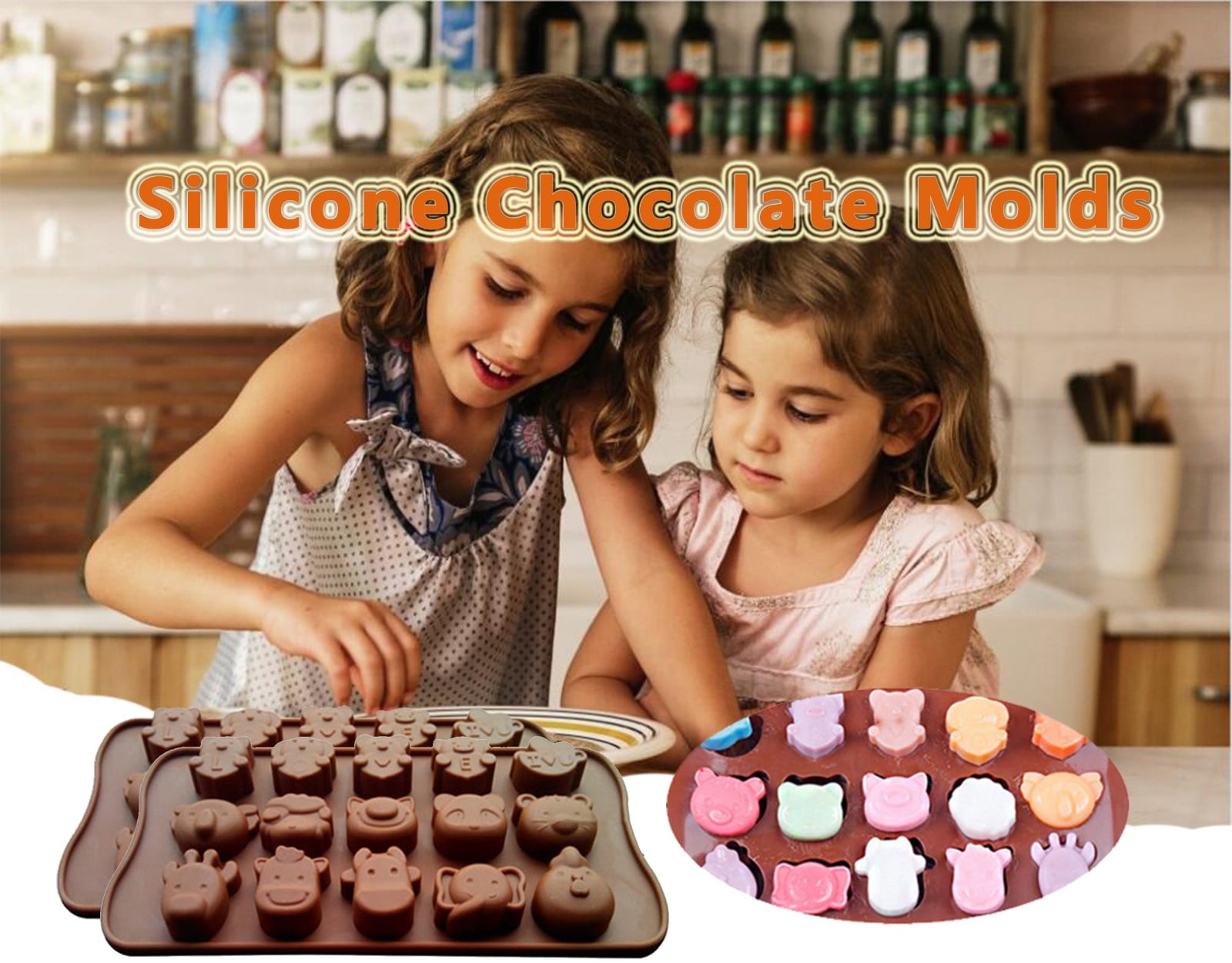 Silicone Fondant Cake Mold Mould Chocolate Baking Sugarcraft Candy Decor Tools