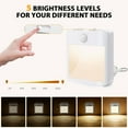 Lapalife 3 Pack Plugin LED Motion Sensor Night Lights, Dimmable Motion