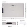 thumbnail image 5 of Food Warming Mat Fast Heating Silicone Electric Tray with 3 Temperature & Auto Shut-Off, Portable Roll-Up Design, 38x60cm, 5 of 5