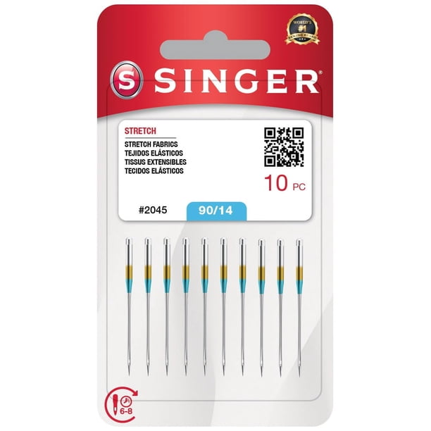 Agujas para máquina de coser SINGER Stretch 2045 tamaño 90/14 x10