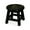 Espresso, variant on Durable Rubberwood Stool in Espresso Finish - Ideal for Mini Side Tables and Room Decoration