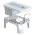 thumbnail image 1 of Dispensador de bebidas del refrigerador Dispensador de bebidas de agua con soporte y tapa hervidor de agua fría con grifo para la fiesta de té helado L con filtro, 1 of 8