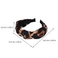 thumbnail image 4 of 4 Pcs Bandeau Léopard Élégant Chic pour Cheveux pour Femme Fille, 4 of 10
