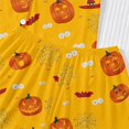 thumbnail image 6 of MVRLSH Womens Pajama Sets for Women 2 Piece Halloween Print Button Waist Short Sleeve Top And Shorts wear Sleepwear Soft Sleepwear Lounge Set Yellow - XXXL, 6 of 7