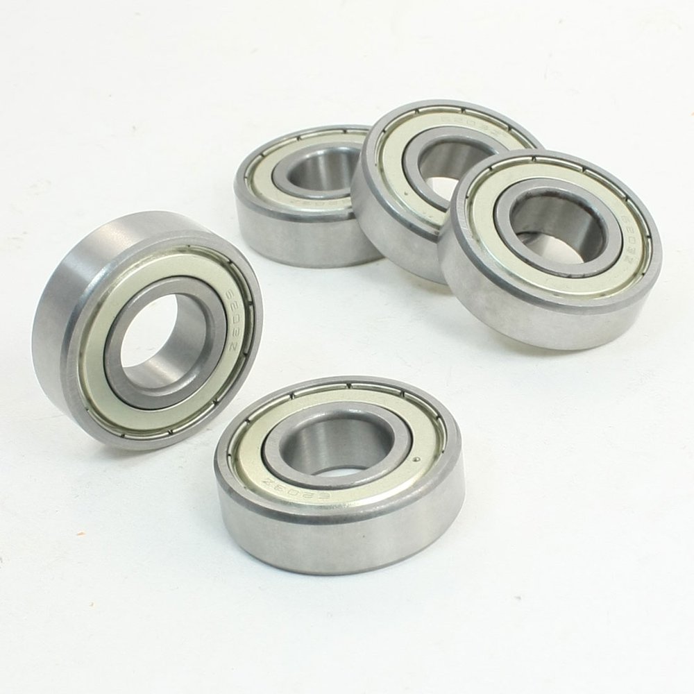 Unique Bargains 6203Z One Row Metal Shielded Deep Groove Radial Ball Bearings 17x40x12mm 5Pcs