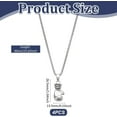 thumbnail image 3 of 4Pcs Boxing Gloves Pendant Necklace for Man Metal Punk Pendant Necklace Gifts Sport Boxer Pendant Necklaces Jewelry Gift Adjustable Womens Sportsman Fitness Necklaces, 3 of 8