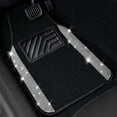 thumbnail image 2 of Tapetes para piso de auto CAR PASS con brillo y diamantes, impermeables, 4 piezas, 2 of 9