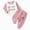 H154-Light Pink, variant on TOWED22 Baby Kids Girls Outfits Fall Winter Clothing 2pcs Long Sleeve Soft Print Sweatshirt and Cozy Joggers Set Clothes(Pink,2-3 Y)