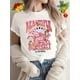 thumbnail image 1 of Camiseta retro de cuello redondo y manga corta con estampado geométrico para mujer, 100 % algodón, lavable a máquina, ideal para el tiempo libre., 1 of 6