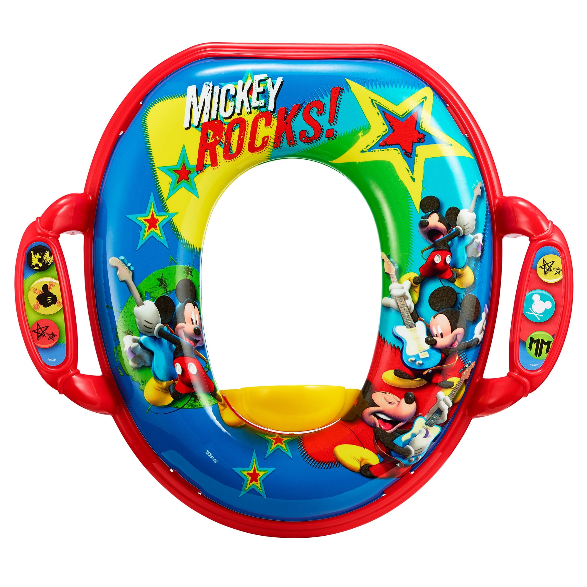 Disney Mickey Mouse Soft Potty Seat With Handles 18m+, Toddler Potty