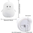 thumbnail image 2 of Luz Nocturna para Niños Lámpara De Pingüino Lámpara De Noche De Silicona Suave 9 Colores Luz Nocturna LED con Control Remoto Recargable para Regalo/Oficina/Dormitorio/Sala De Estar/Exterior brillar  Electrónica, 2 of 5