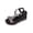 Black#dressy sandals women rhinestone, variant on Sparkly Slide Sandals for Women Summer Bling Rhinestone Crystals Dressy Platform Ankle Buckle Wedge Sandals Cooling Open Toe Wide Width Platform Beach Shoes Black,40