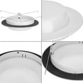 thumbnail image 5 of Progress Lighting, Drop Lensed, 1-Light, Shower Trim, Satin White, Frosted Opal Glass, Material: Steel, Width: 7.5", Height: 2.5", 5 of 6